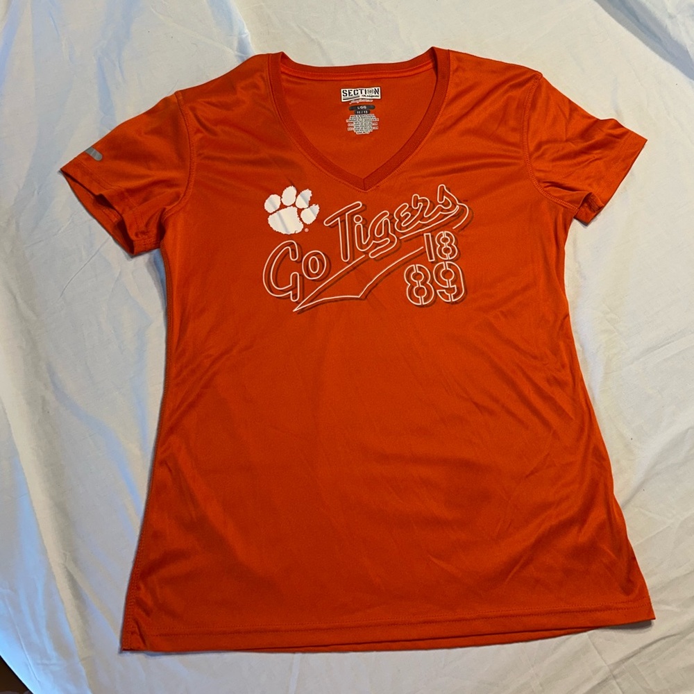 Clemson Go Tigers V-Neck T-Shirt